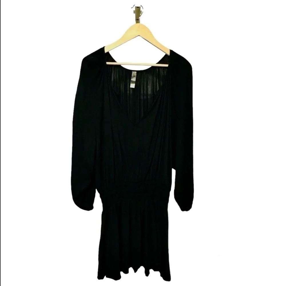 Raisins Curve Trendy Plus Size Maui Dress Cover-Up Size‎ 2X Color Black